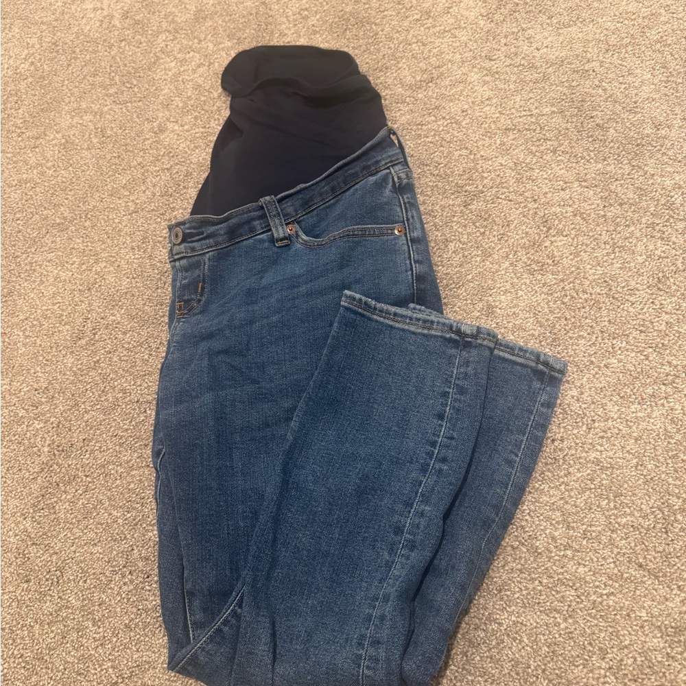 Abercrombie & Fitch Super Skinny Ankle Jeans - Blue and Black
